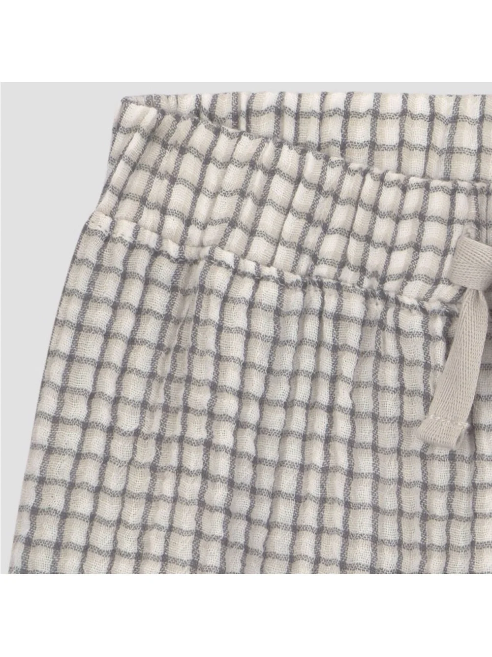 Carter's Knit 'little one' Tee & Check Shorts Set - Light Gray